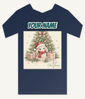 Bunny's First Christmas Personalised Kids and Baby Christmas Tee