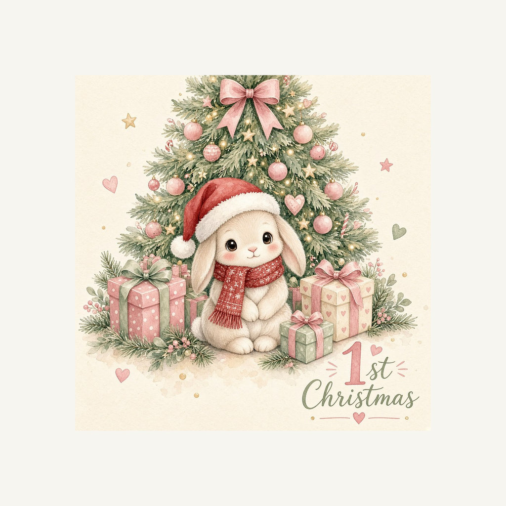 Bunny's First Christmas Personalised Santa Sack