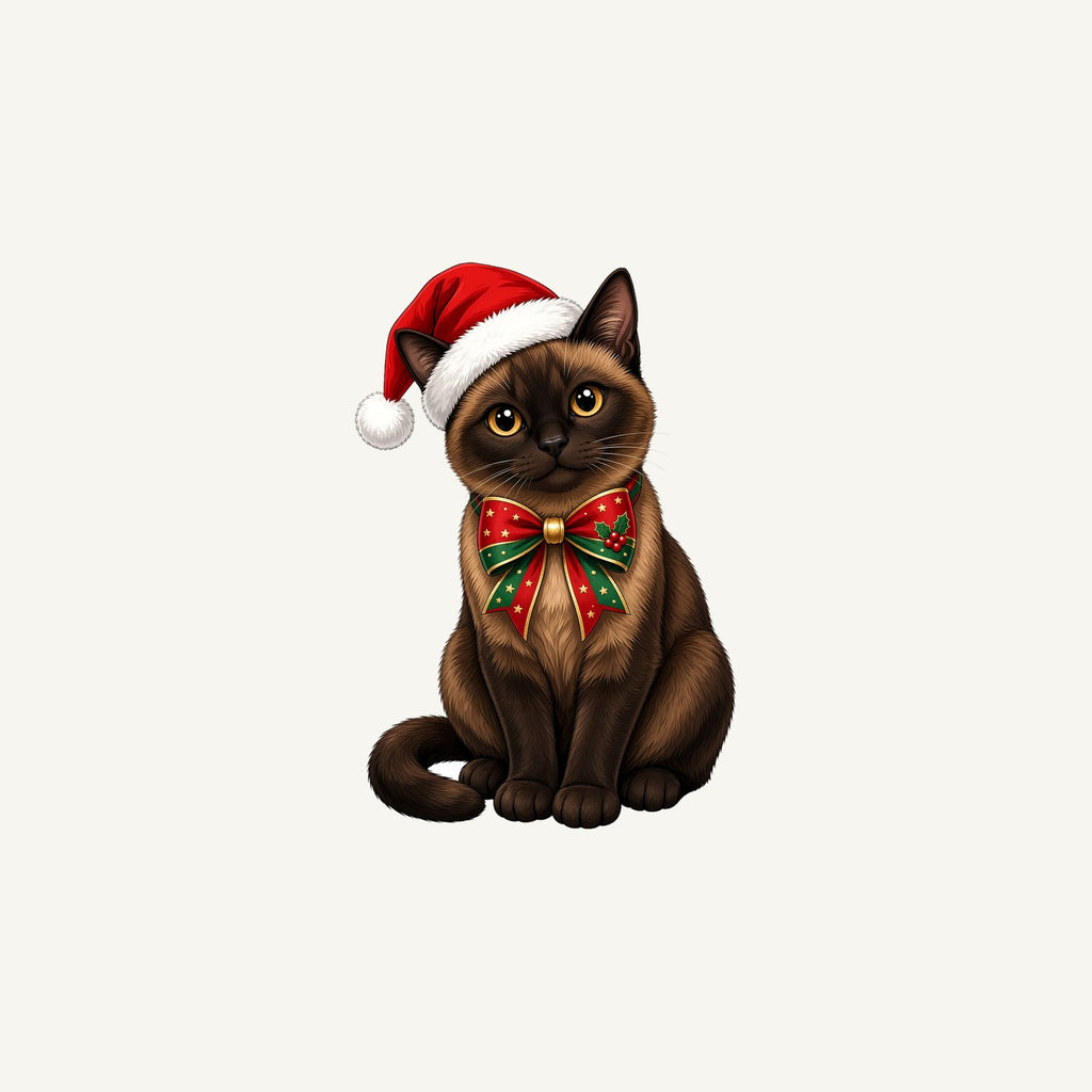Burmese Christmas Personalised Christmas Mug