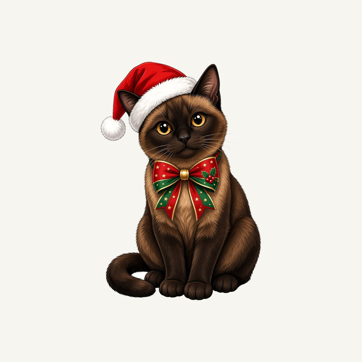 Burmese Christmas Personalised Christmas T-Shirt and Hoodie