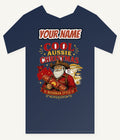 Bushman Santa Christmas Cracker Personalised Kids and Baby Christmas Tee