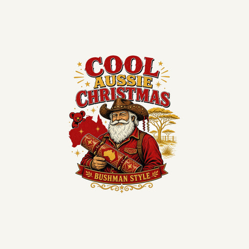 Bushman Santa Christmas Cracker Personalised Christmas Mug