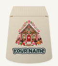 Candy Gingerbread House Personalised Santa Sack