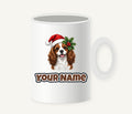 Cavalier King Charles Spaniel Christmas Personalised Christmas Mug