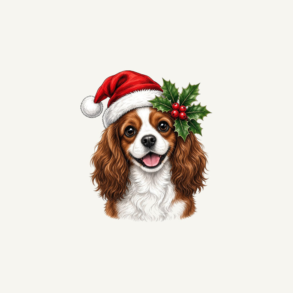 Cavalier King Charles Spaniel Christmas Personalised Christmas Mug