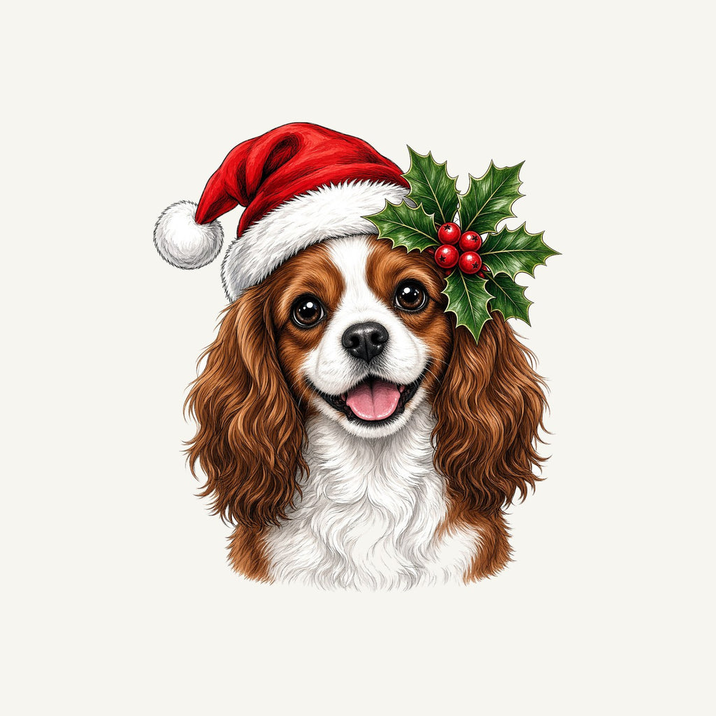 Cavalier King Charles Spaniel Christmas Personalised Santa Sack
