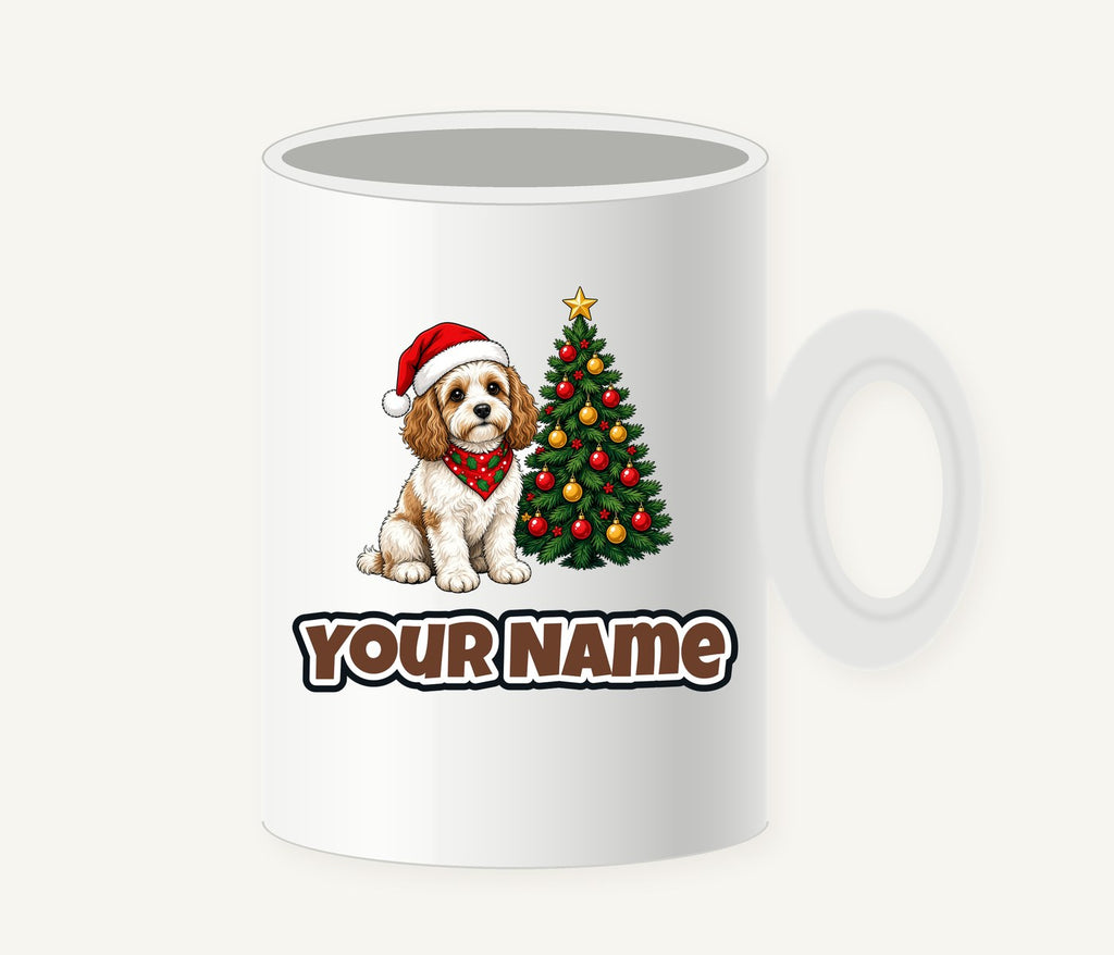 Cavoodle Christmas Personalised Christmas Mug
