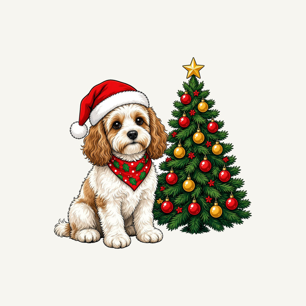 Cavoodle Christmas Personalised Christmas T-Shirt and Hoodie