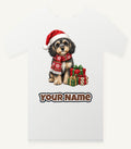 Cavoodle in a Christmas Scarf Personalised Christmas T-Shirt and Hoodie
