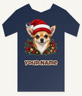 Chihuahua Christmas Personalised Kids Tee and Baby Bodysuit