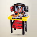 GEM Toys Tool Workbench Playset, Black, 75 cm, on a plain cream background
