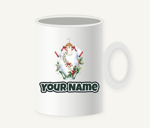 Christmas Baby Bodysuit Personalised Christmas Mug