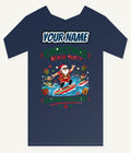 Christmas Beach Party Personalised Kids and Baby Christmas Tee