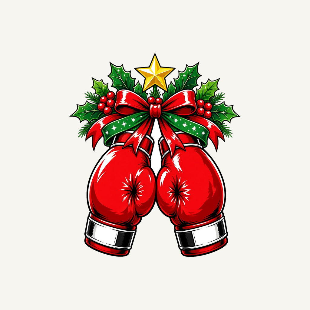 Christmas Boxing Gloves Personalised Christmas T-Shirt and Hoodie
