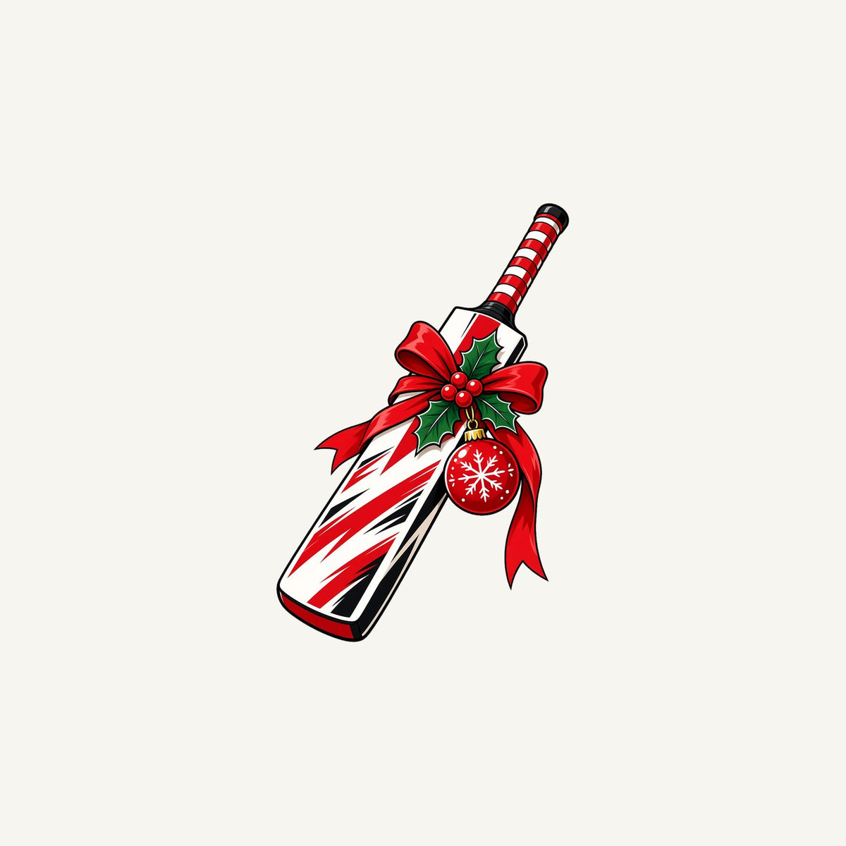Christmas Cricket Bat Personalised Christmas Mug