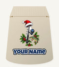 Christmas Fishing Rod And Trout Personalised Santa Sack