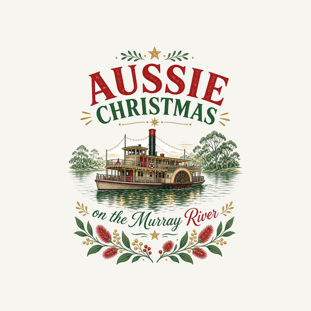 Christmas On The Murray Personalised Kids and Baby Christmas Tee