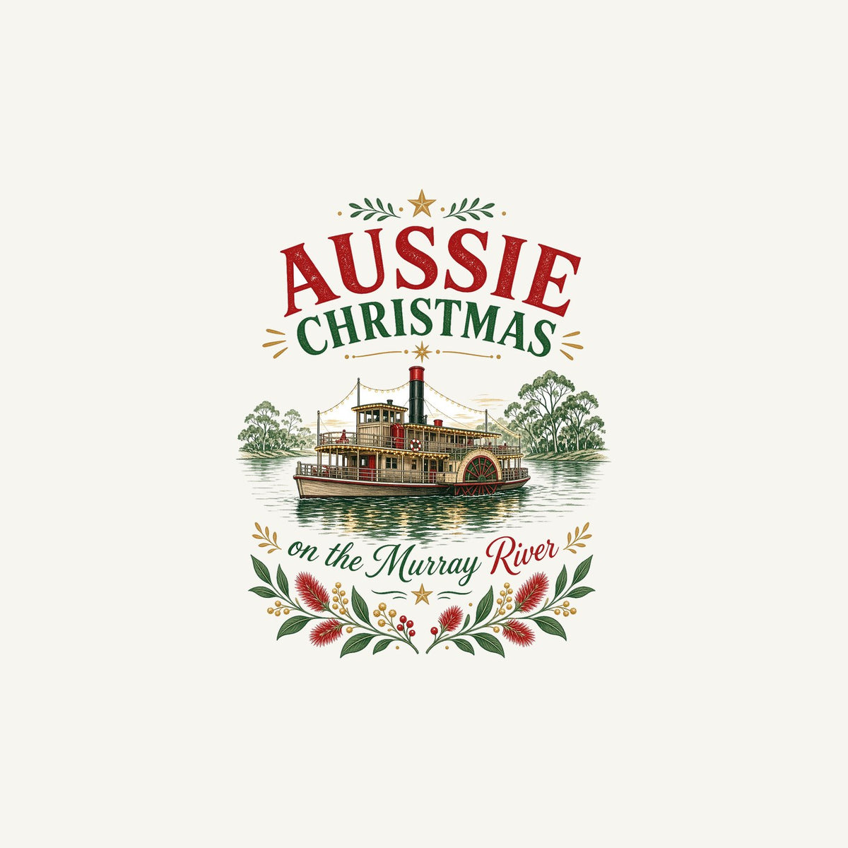 Christmas On The Murray Personalised Christmas Mug