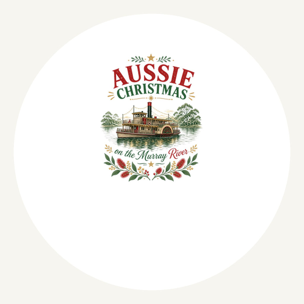 Christmas On The Murray Personalised Pewter Christmas Ornament
