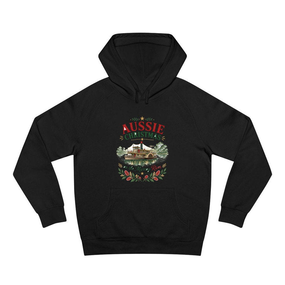 Christmas On The Murray personalised Christmas hoodie in black