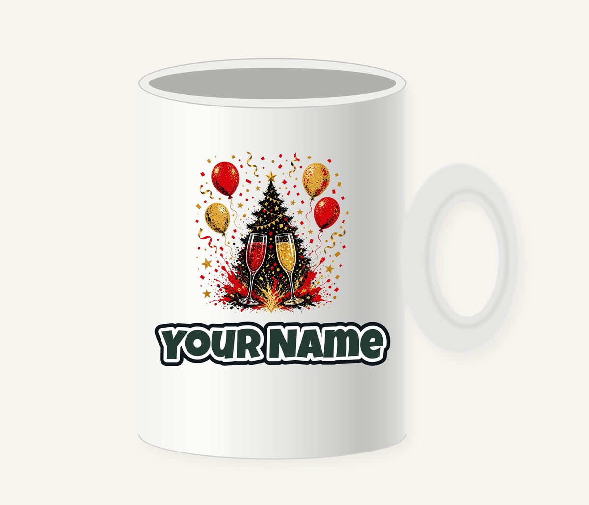 Christmas Party Celebration Personalised Christmas Mug