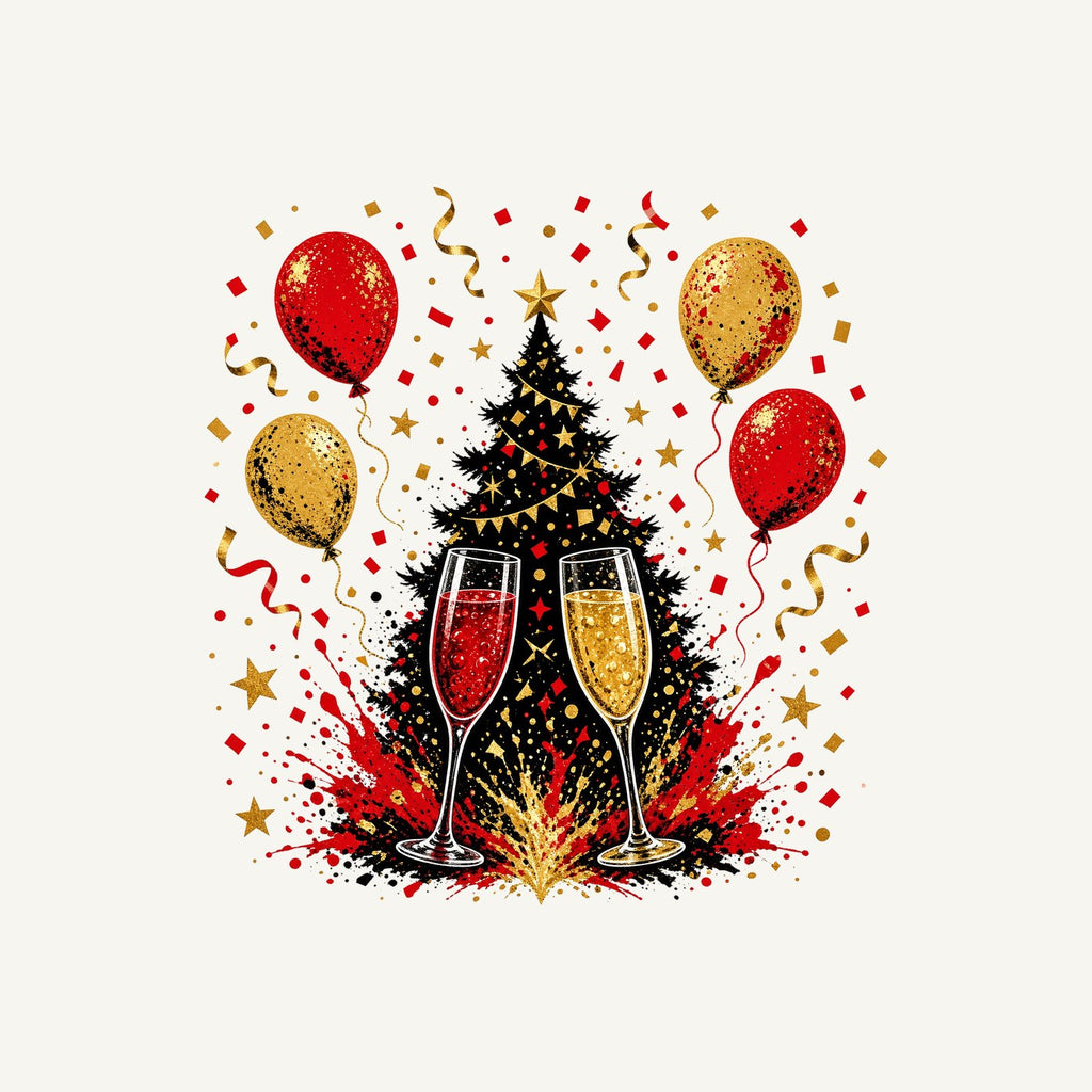 Christmas Party Celebration Personalised Christmas T-Shirt and Hoodie
