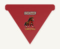 Christmas Reindeer Pony Personalised Christmas Dog Bandana