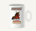 Christmas Reindeer Pony Personalised Christmas Mug