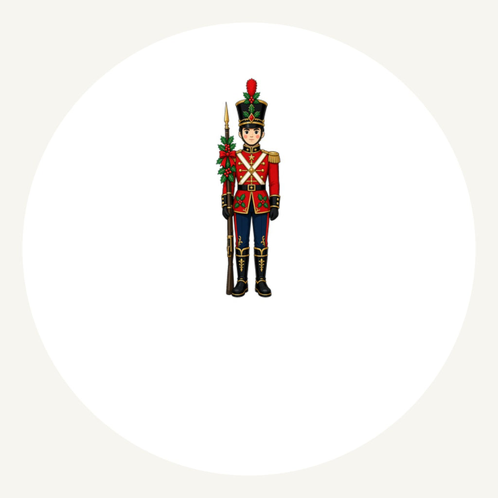 Christmas Toy Soldier Personalised Pewter Christmas Ornament