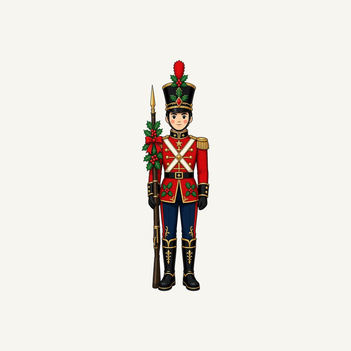 Christmas Toy Soldier Personalised Christmas T-Shirt and Hoodie
