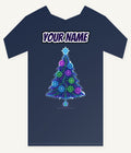 Circuit Board Christmas Tree Personalised Kids and Baby Christmas Tee