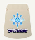 Circuit Board Snowflake Personalised Santa Sack