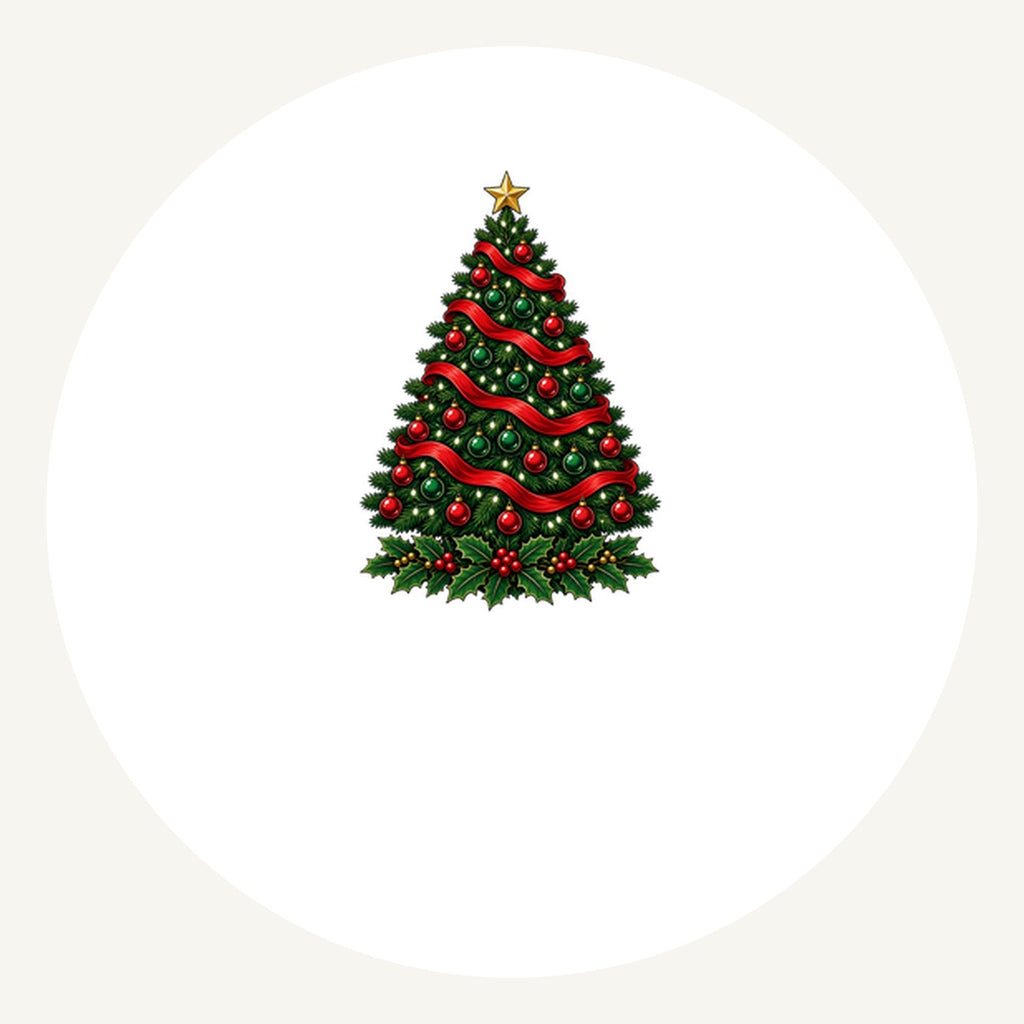 Classic Decorated Christmas Tree Personalised Pewter Christmas Ornament