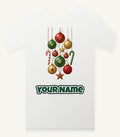 Classic Hanging Christmas Ornaments Personalised Christmas T-Shirt and Hoodie