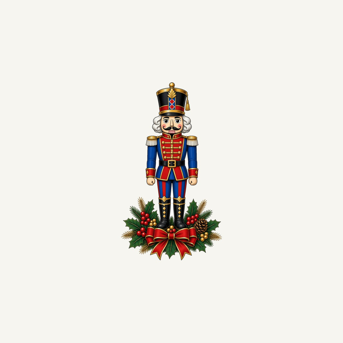 Classic Nutcracker Soldier Personalised Christmas Mug