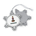 Classic Nutcracker Soldier Personalised Pewter Christmas Ornament