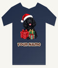 Cocker Spaniel Christmas Personalised Kids Tee and Baby Bodysuit