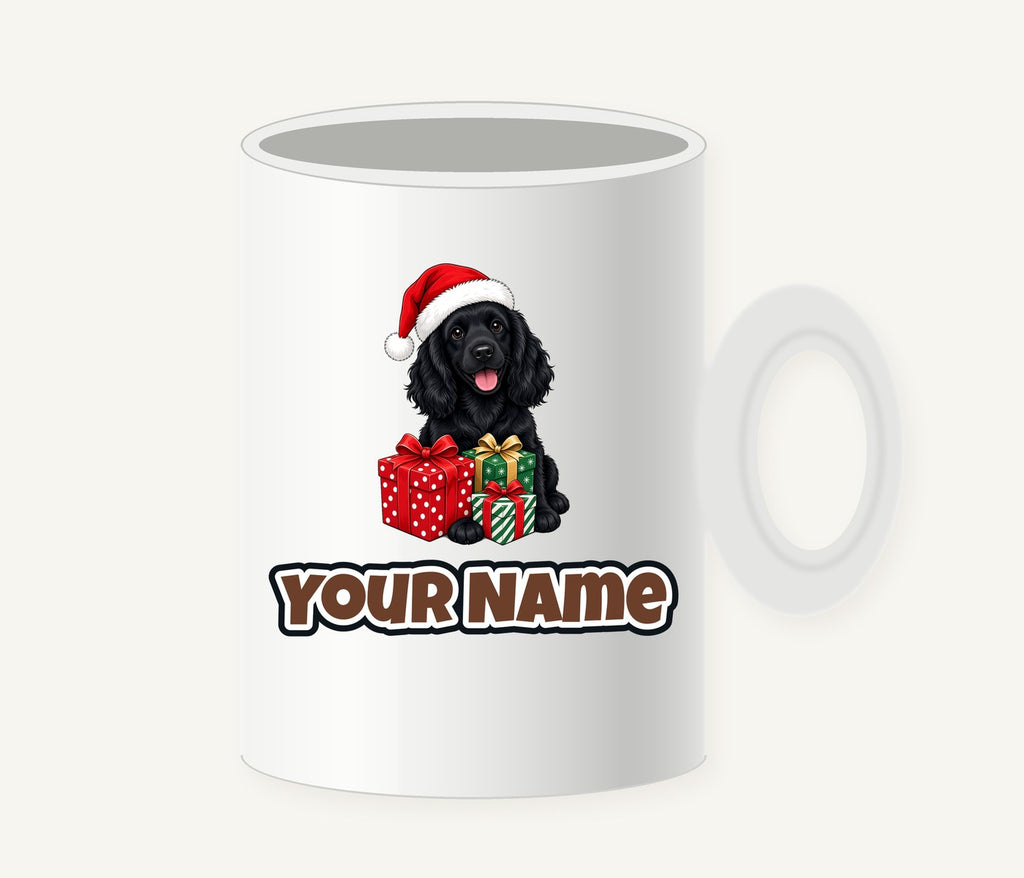 Cocker Spaniel Christmas Personalised Christmas Mug