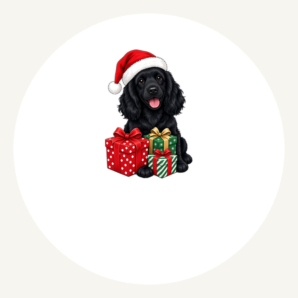 Cocker Spaniel Personalised Pewter Christmas Ornament