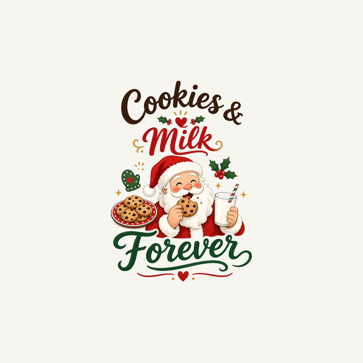 Cookies and Milk Santa Personalised Christmas Mug
