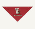 Cornish Rex personalised Christmas pet bandana, tie-on style