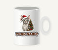 Cornish Rex Christmas Personalised Christmas Mug