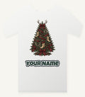 Cowboy Boot Christmas Tree Personalised Christmas T-Shirt and Hoodie