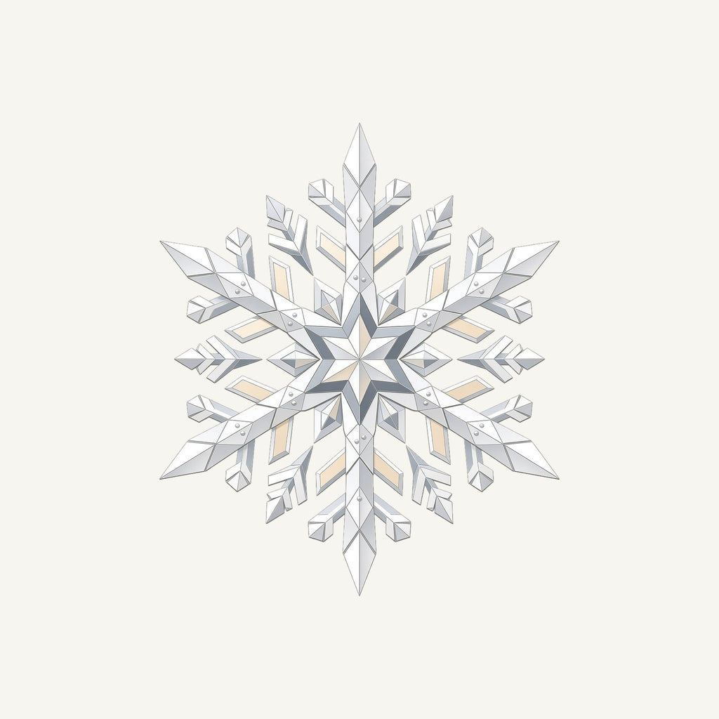Crystal Cut Snowflake Personalised Kids Tee and Baby Bodysuit