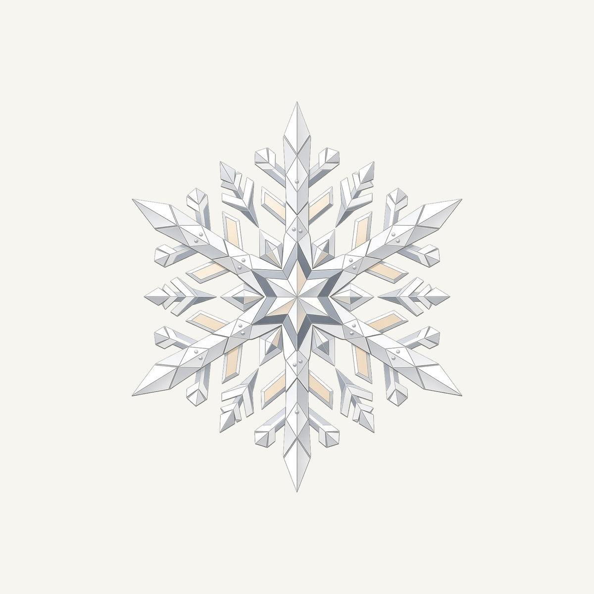 Crystal Cut Snowflake Personalised Kids Tee and Baby Bodysuit