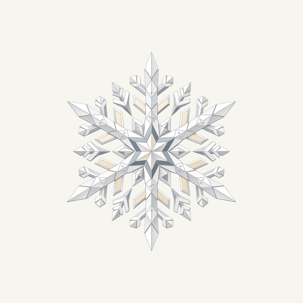Crystal Cut Snowflake Personalised Santa Sack