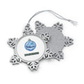 Crystal Forest Bauble Personalised Pewter Christmas Ornament