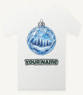 Crystal Forest Bauble Personalised Christmas T-Shirt and Hoodie