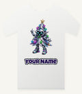 Cyber Christmas Tree Personalised Christmas T-Shirt and Hoodie