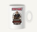 Dad's Workshop Santa Personalised Christmas Mug